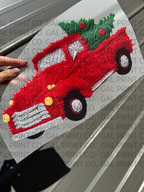 Faux yarn Christmas pre made DTF gang sheet