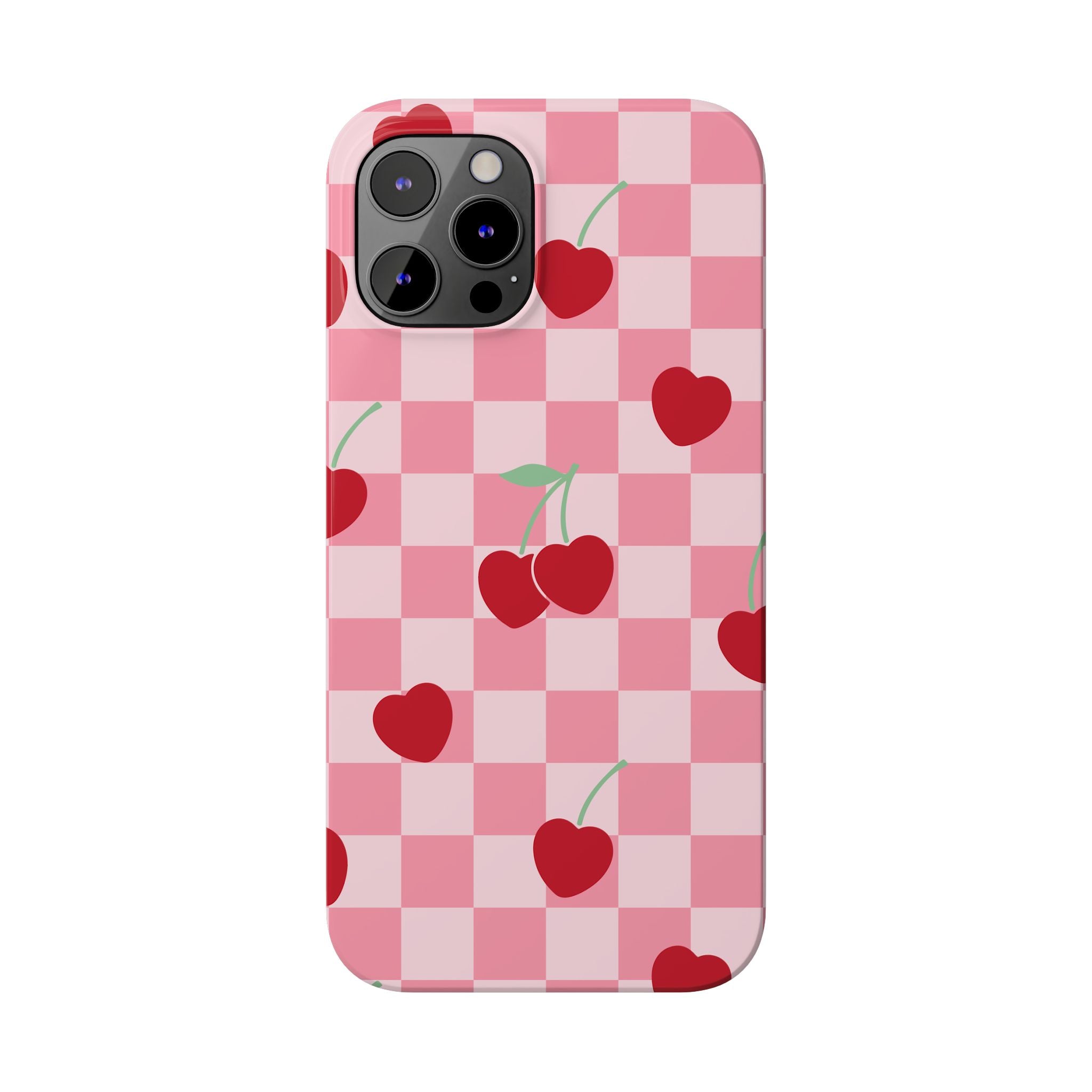 Cherry Checker Phone Case