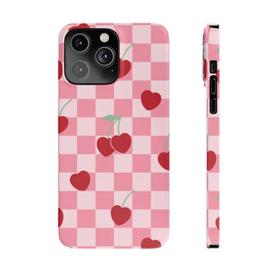 Cherry Checker Phone Case