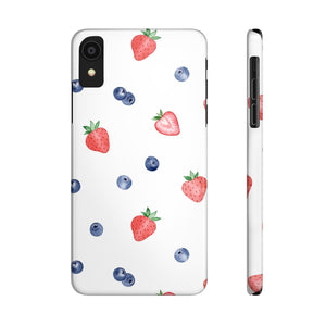 Berries & Cream Slim Phone Case