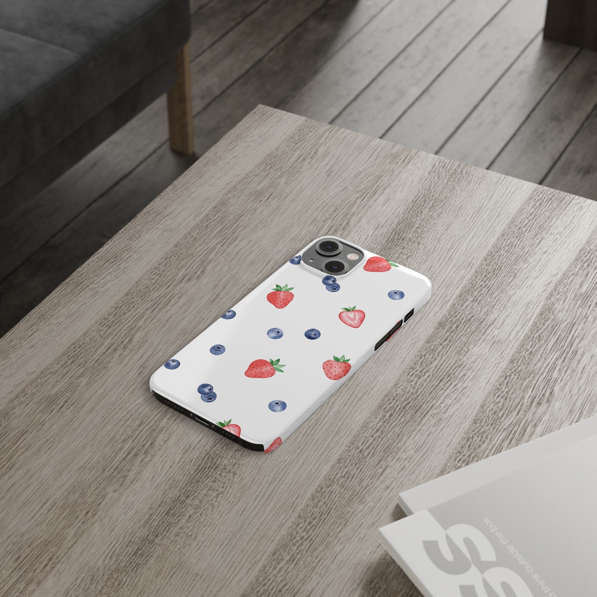 Berries & Cream Slim Phone Case