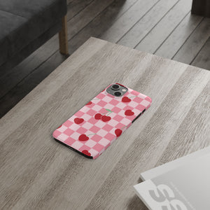 Cherry Checker Phone Case