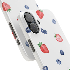 Berries & Cream Slim Phone Case