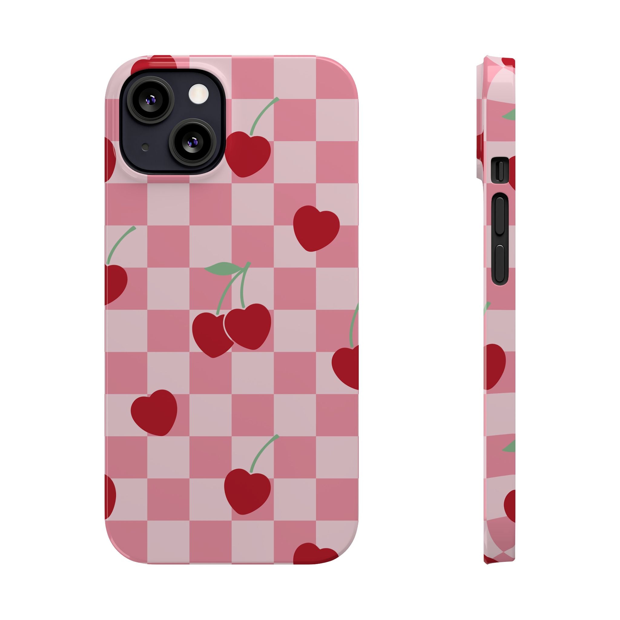 Cherry Checker Phone Case