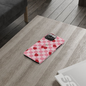 Cherry Checker Phone Case