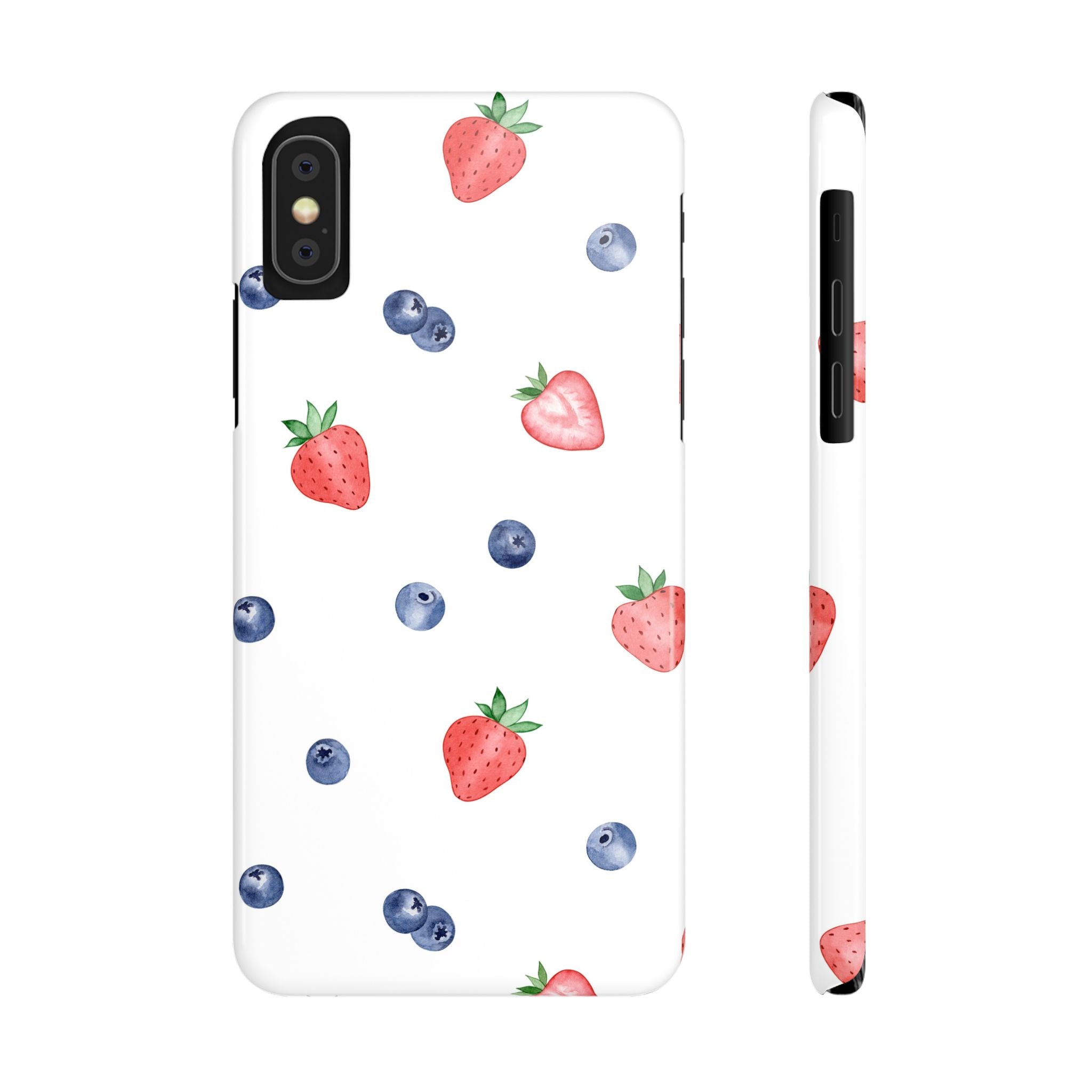 Berries & Cream Slim Phone Case