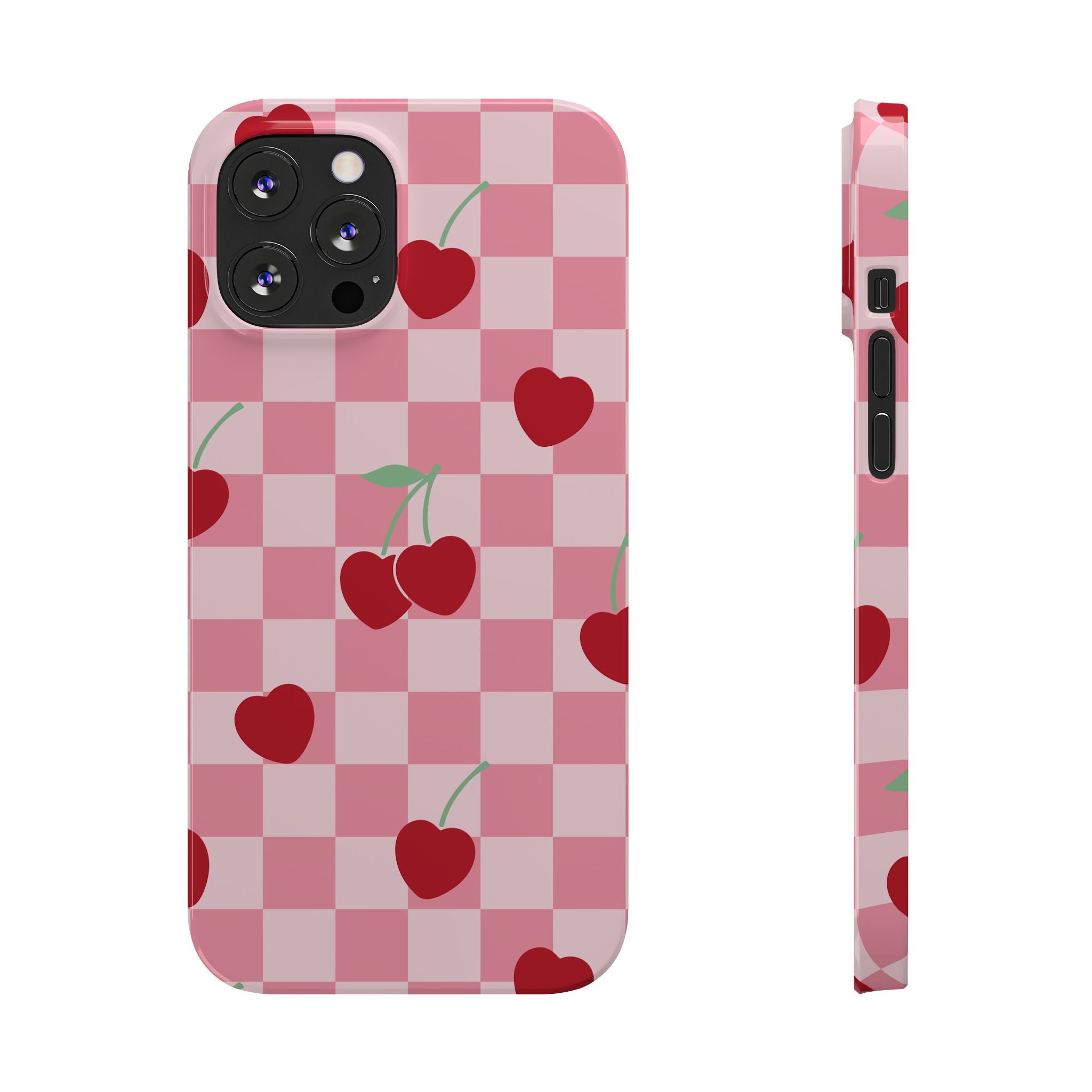 Cherry Checker Phone Case