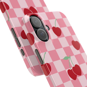 Cherry Checker Phone Case