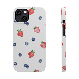 Berries & Cream Slim Phone Case