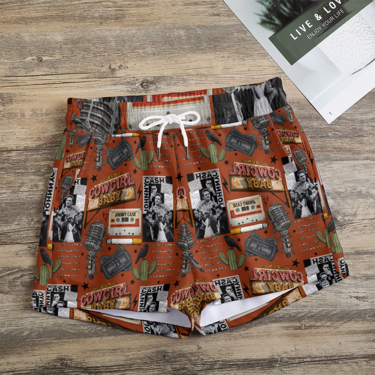Johnny & June collage Shorts