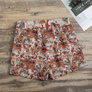 cowgirl smoke collage Shorts