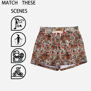cowgirl smoke collage Shorts