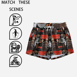 Coyote ugly collage Shorts