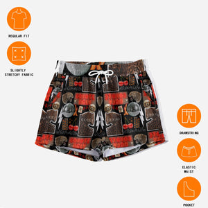 Coyote ugly collage Shorts