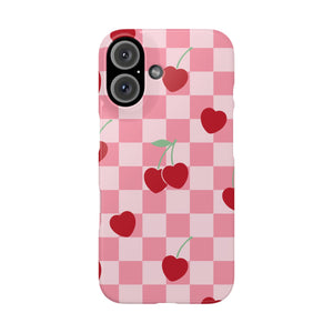 Cherry Checker Phone Case