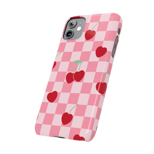 Cherry Checker Phone Case