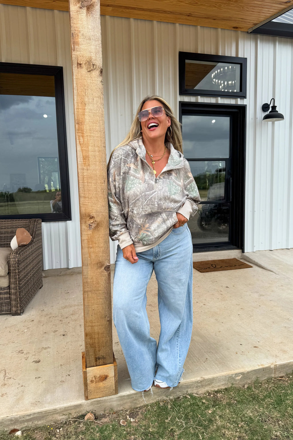 CAMO EASY DOES IT PULLOVER