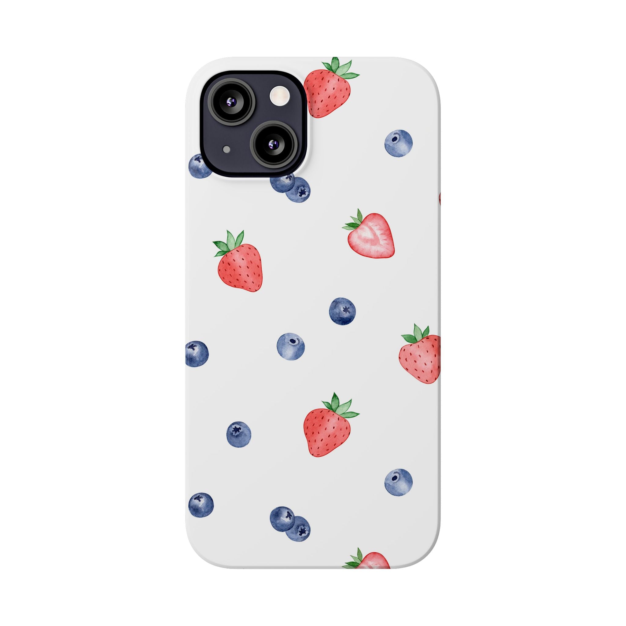 Berries & Cream Slim Phone Case