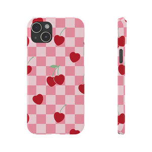 Cherry Checker Phone Case