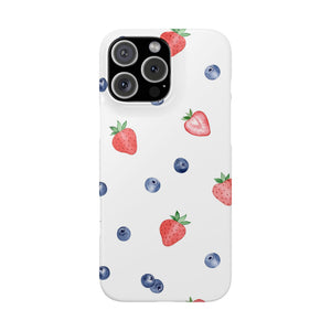 Berries & Cream Slim Phone Case