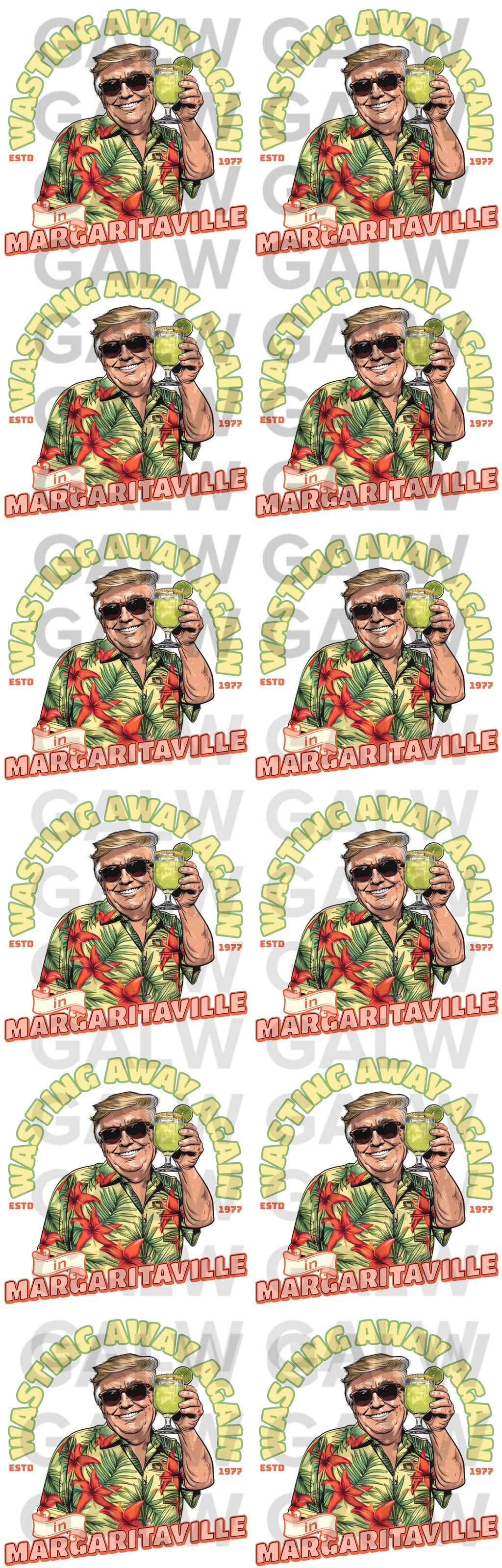 Margarita T Man Premade Gang Sheet