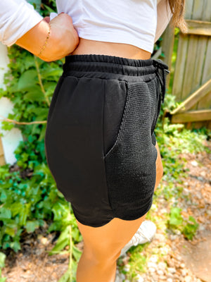 Tia Two Tone Waffle Shorts