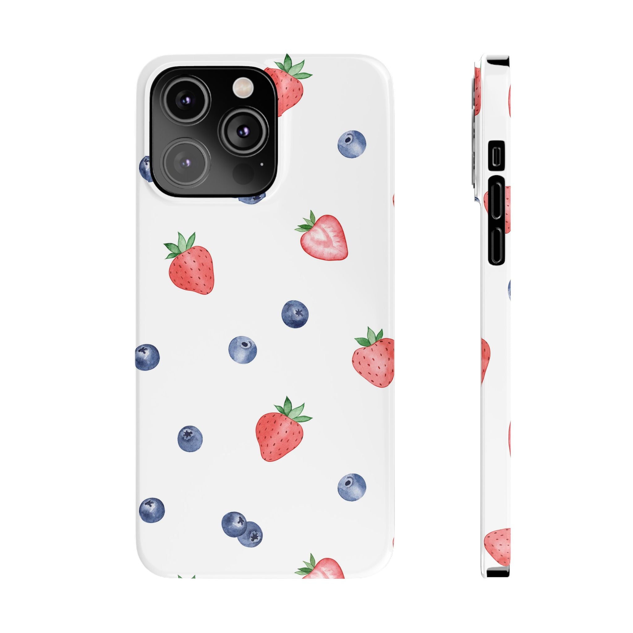 Berries & Cream Slim Phone Case