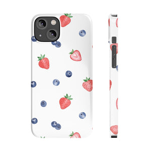 Berries & Cream Slim Phone Case