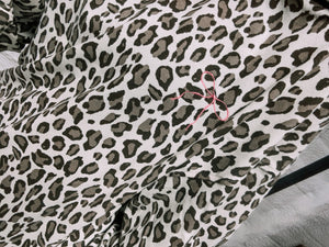 Brown cream leopard set