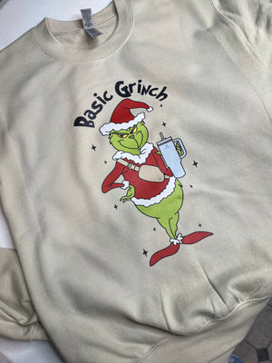 Basic green man tumbler design tee & sweatshirt