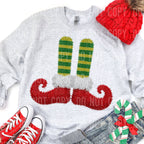 ELF faux yarn tee or sweatshirt