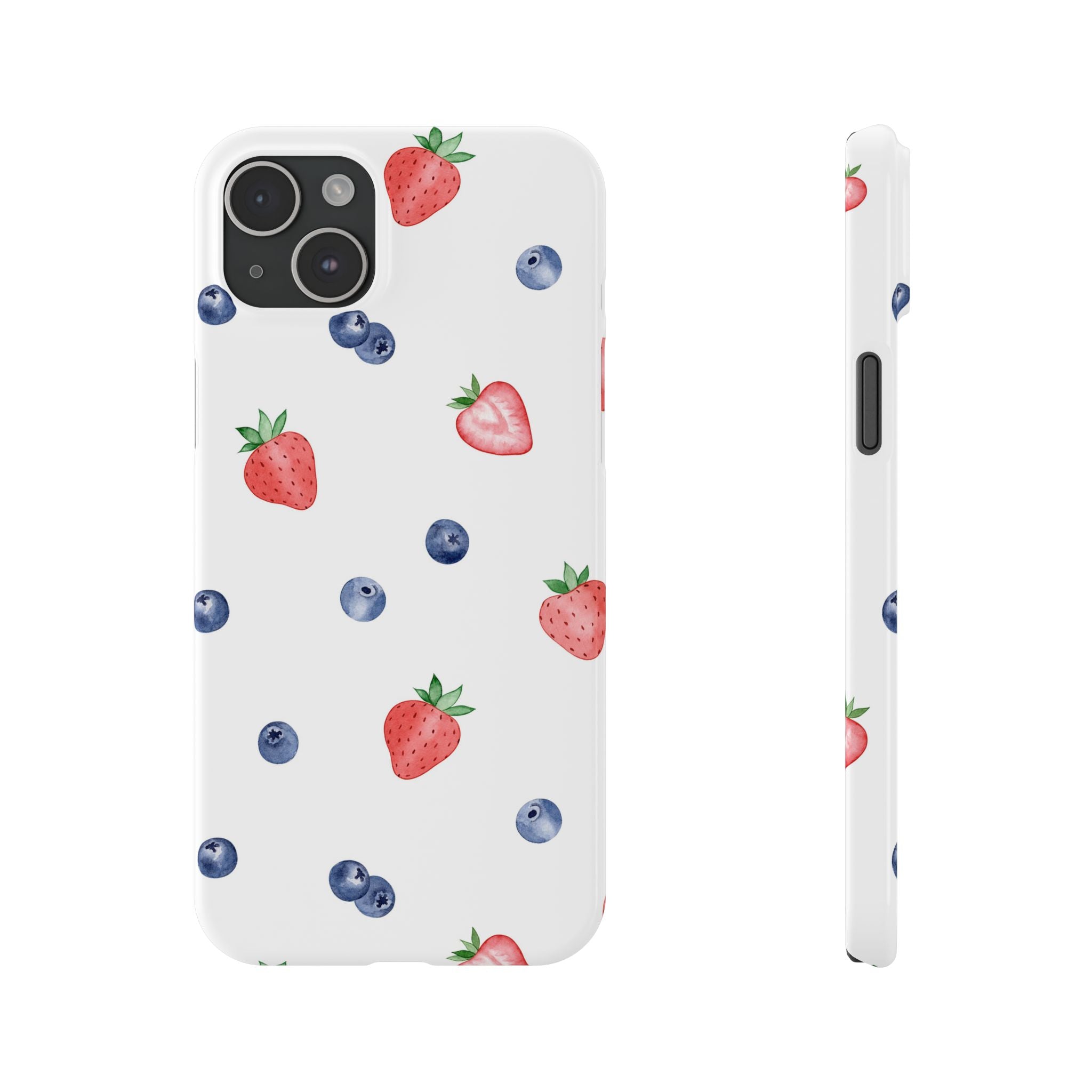 Berries & Cream Slim Phone Case