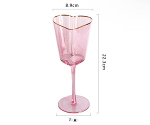 Heart shape wine, Champagne, & Regular glasses PRE ORDER (WILL SHIP END OF FEB)