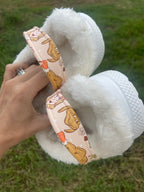 Green man, Cindy, & Max fluffy clogs PRE ORDER (14-18 Business day turnaround time.)