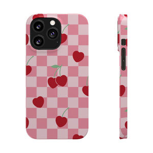 Cherry Checker Phone Case