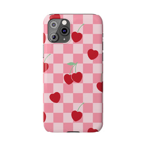 Cherry Checker Phone Case