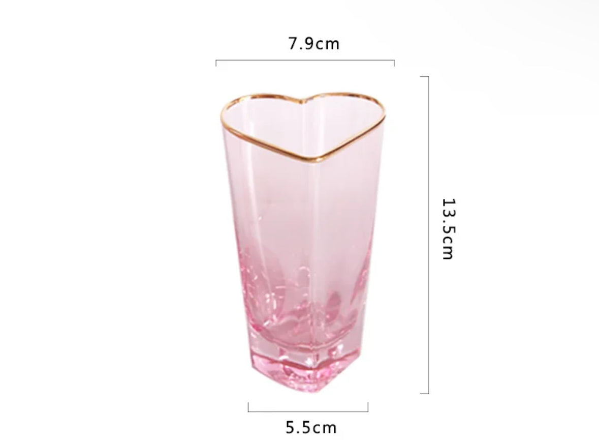 Heart shape wine, Champagne, & Regular glasses PRE ORDER (WILL SHIP END OF FEB)