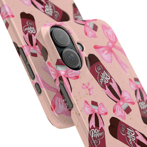 Phone Case - Bow Soda Pink Design