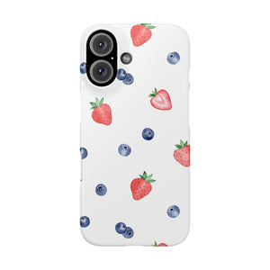 Berries & Cream Slim Phone Case