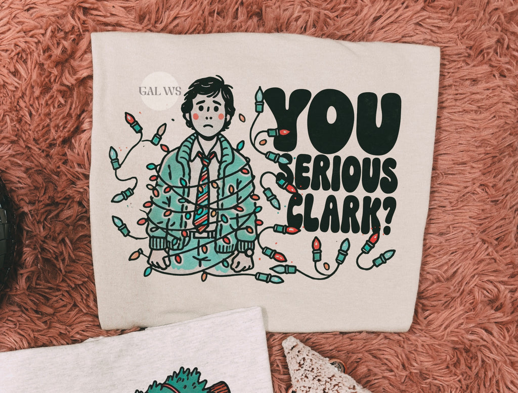 You serious clark tee & sweatshirt