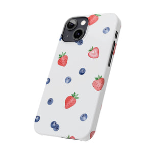 Berries & Cream Slim Phone Case