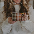 PRE ORDER 2 WEEK TAT / Brown Delft Coffee Mug - Fall Decor & Gifts