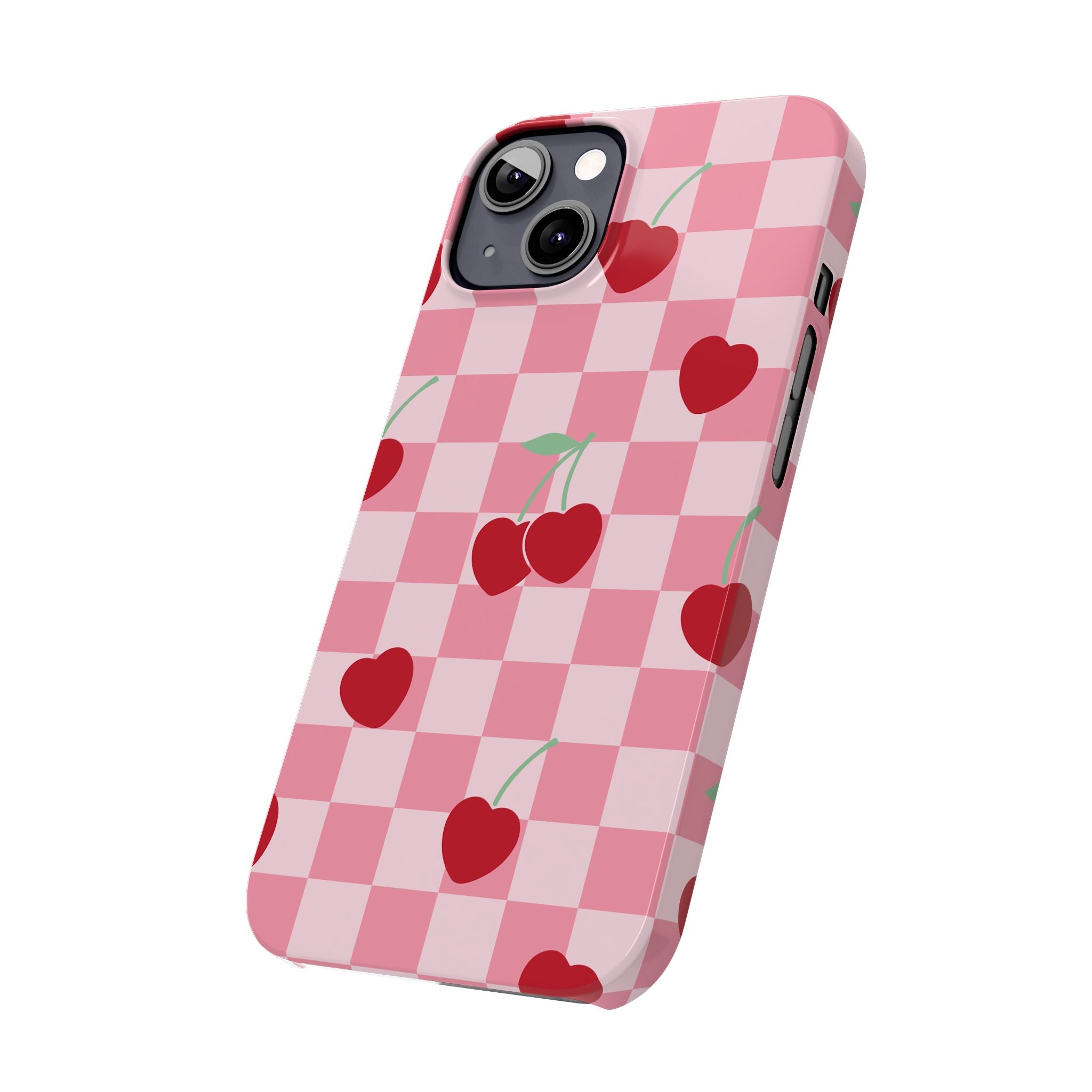 Cherry Checker Phone Case