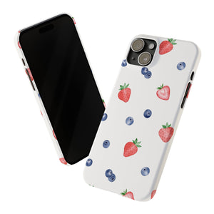 Berries & Cream Slim Phone Case