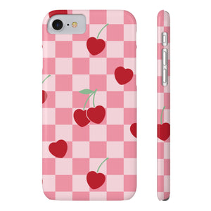 Cherry Checker Phone Case