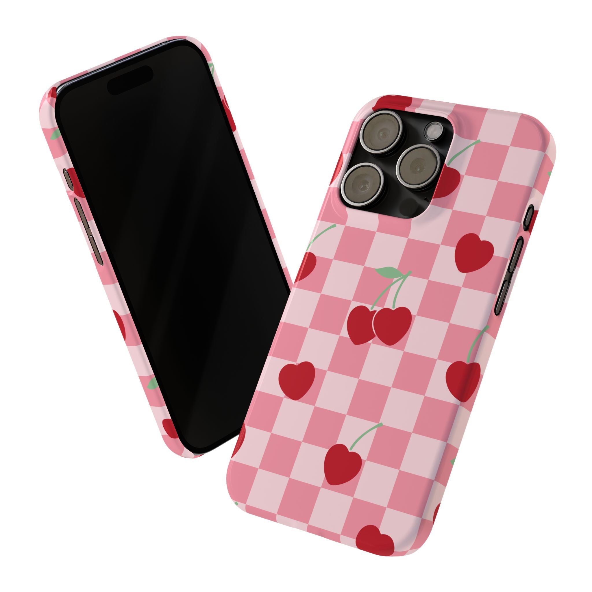 Cherry Checker Phone Case