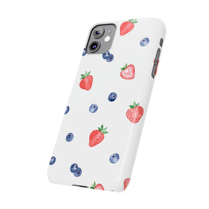 Berries & Cream Slim Phone Case