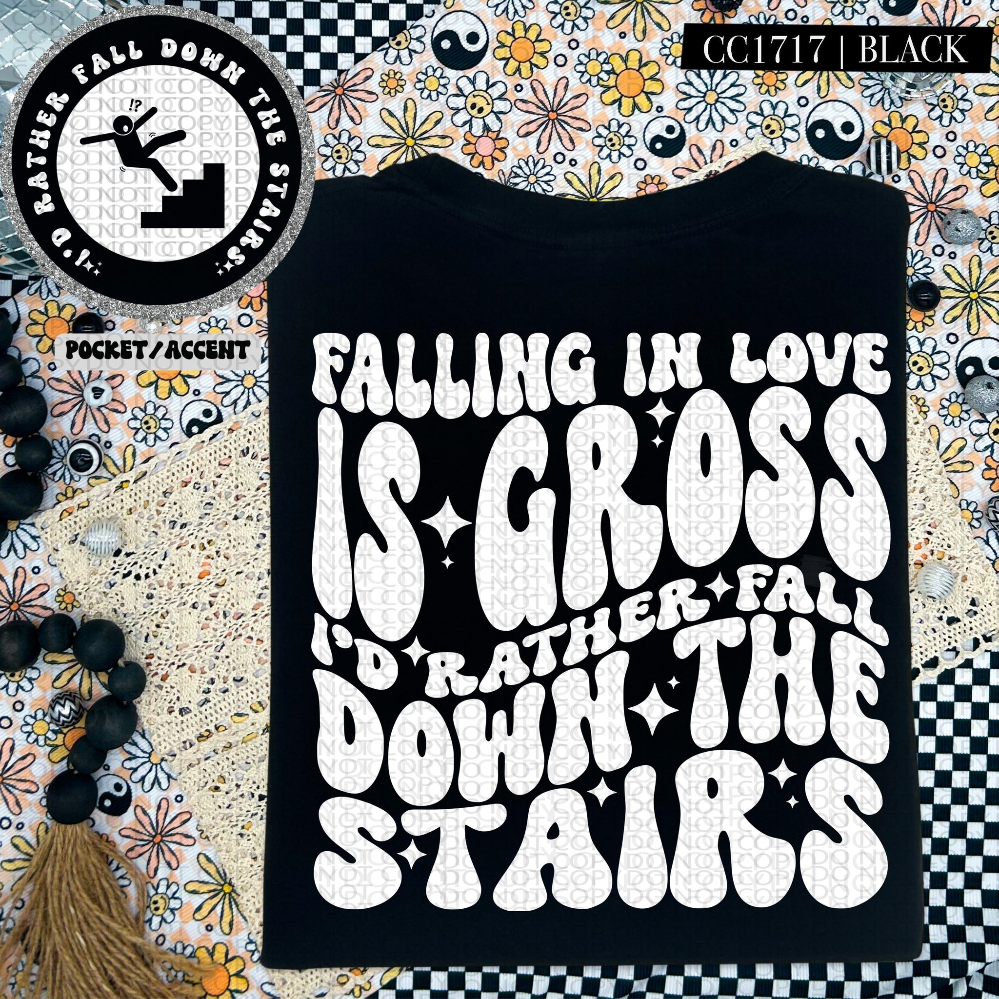 Falling in Love is Gross  | Comfort Colors Tee