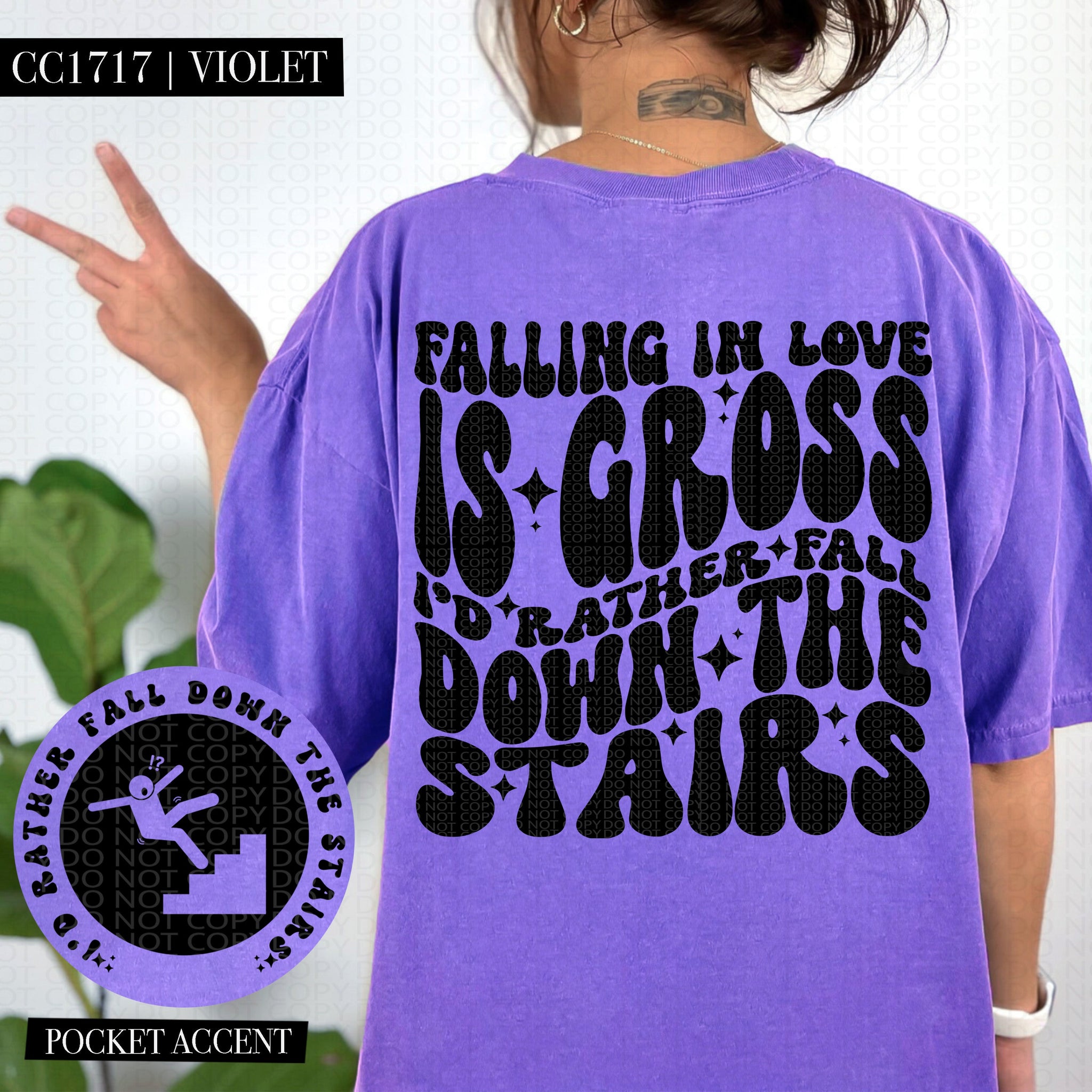 Falling in Love is Gross  | Comfort Colors Tee