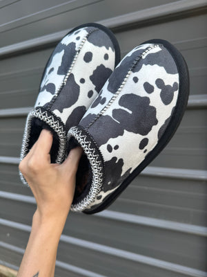 Cow print & REGULAR bruin slippers (READ DESCRIPTION)